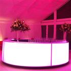 4m round mobile drinks bar